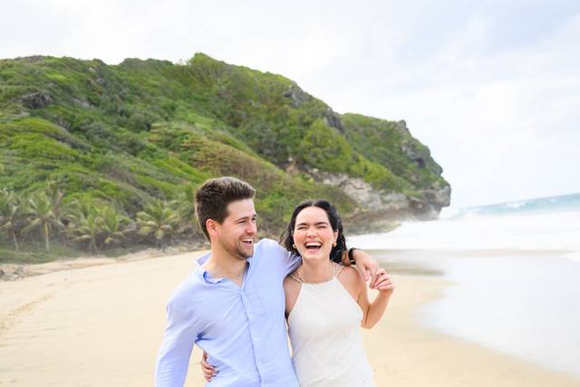 Mauricio & Natalia happy