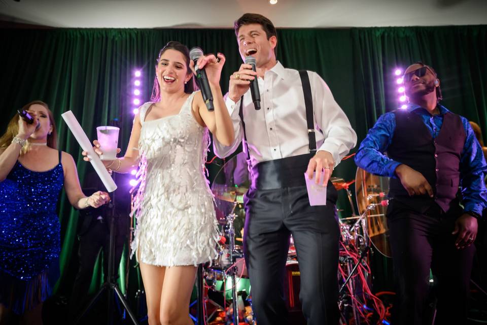 Couple on stage!