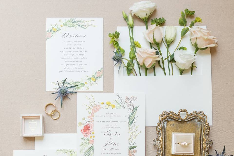 Invitation Suite Styling