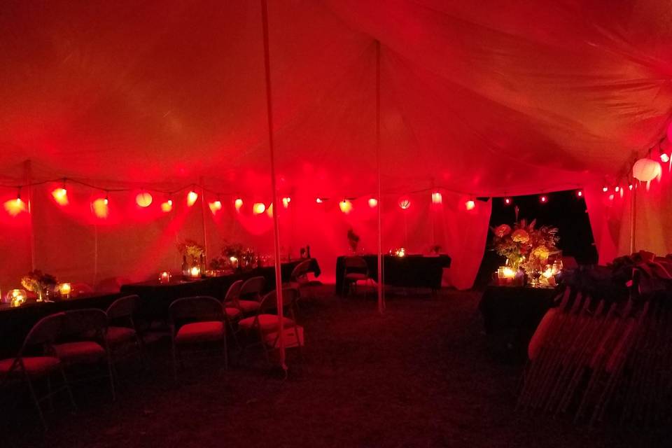 Tent Red Lights