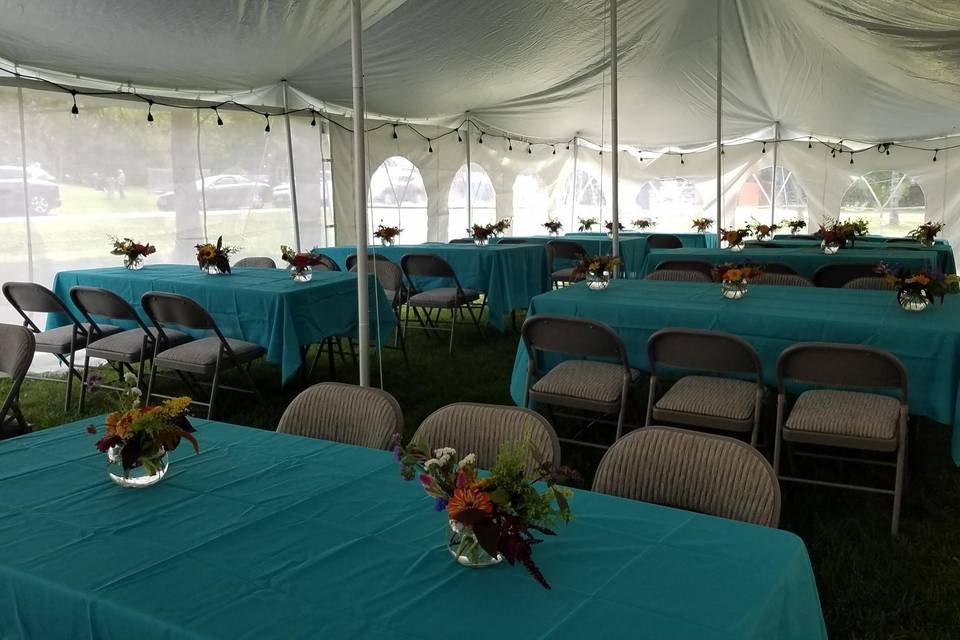 Turquoise Table Cloths