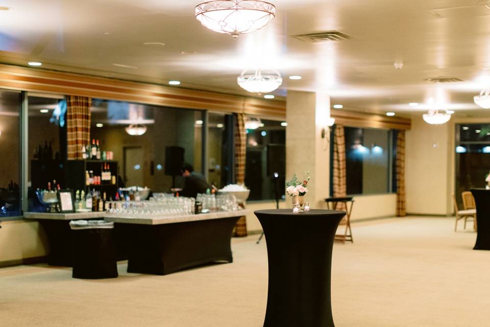 Cocktail Hour in Viewing Foyer
