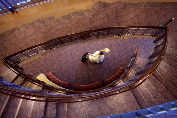 Merchant Hall Grand Staircase.  Photo by Anna Wu