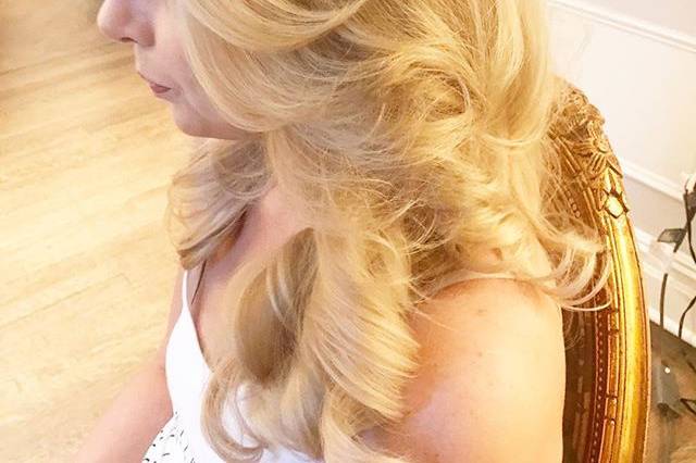 Blonde hair color
