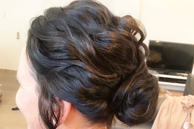 Bridal updo