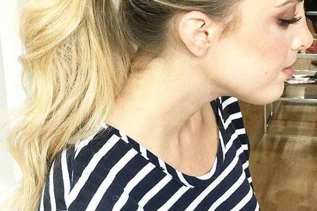 Bridal ponytail