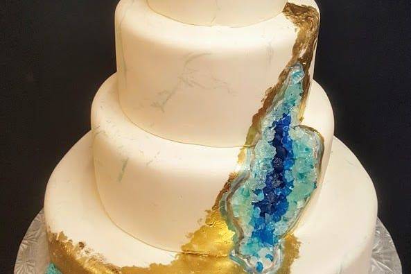 Geode Wedding Cake