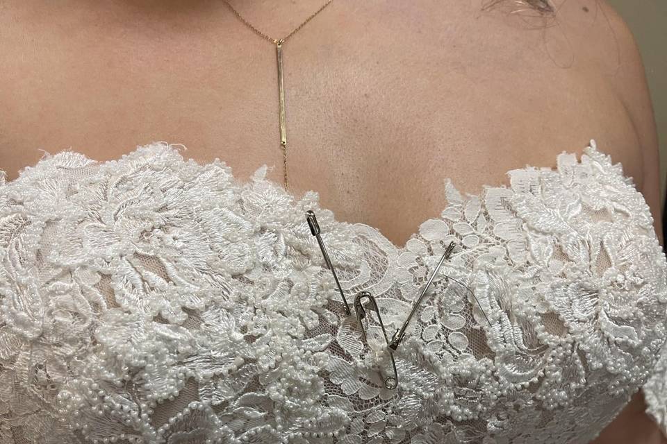 Wedding gown alterations