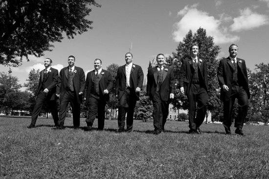 Fun guys walking shot.