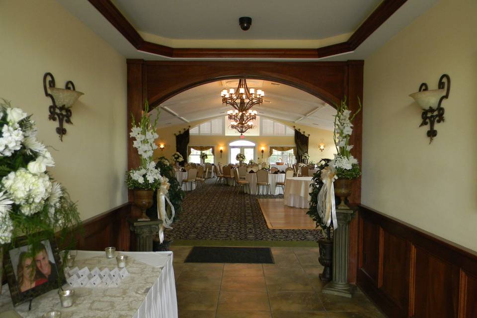 Reception area