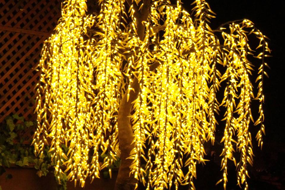 Custom LED weeping willow tree