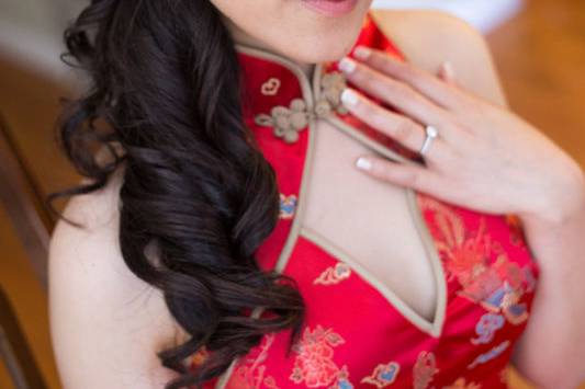 Asian bridal makeup and hair