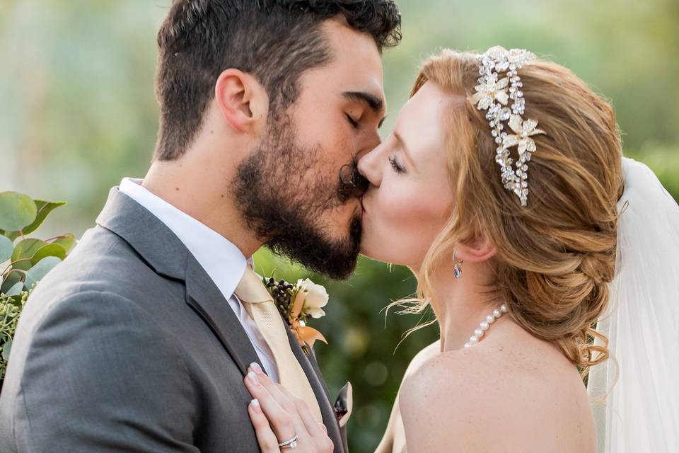 Romantic bridal updo