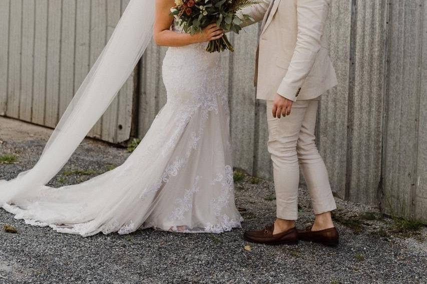 A beautiful bride and groom!