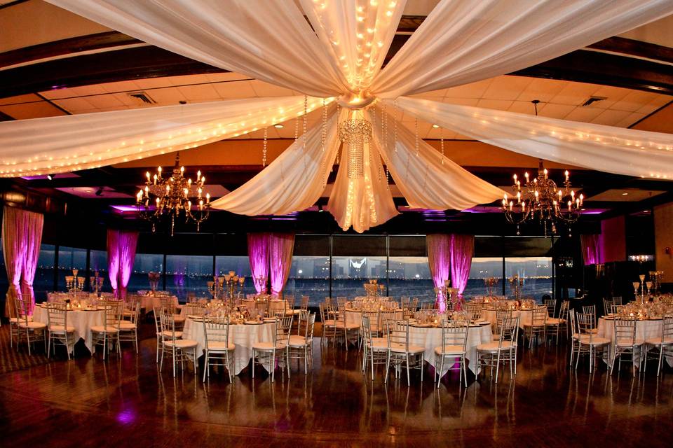 Grand Ballroom up lighting