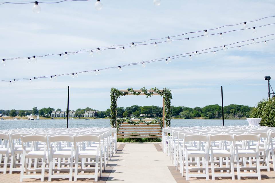 Ceremony setup