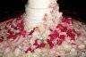 Italian Buittercream Wedding Cake with fresh flowers