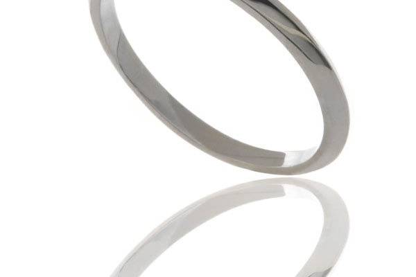 Silver Knife Edge Ring