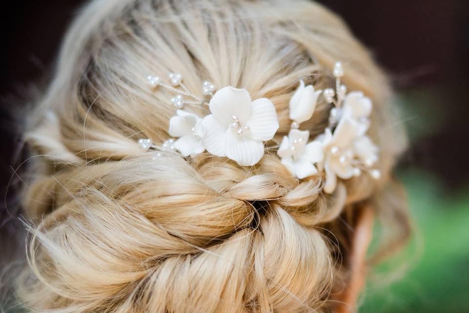 Spa Bella bridal hair