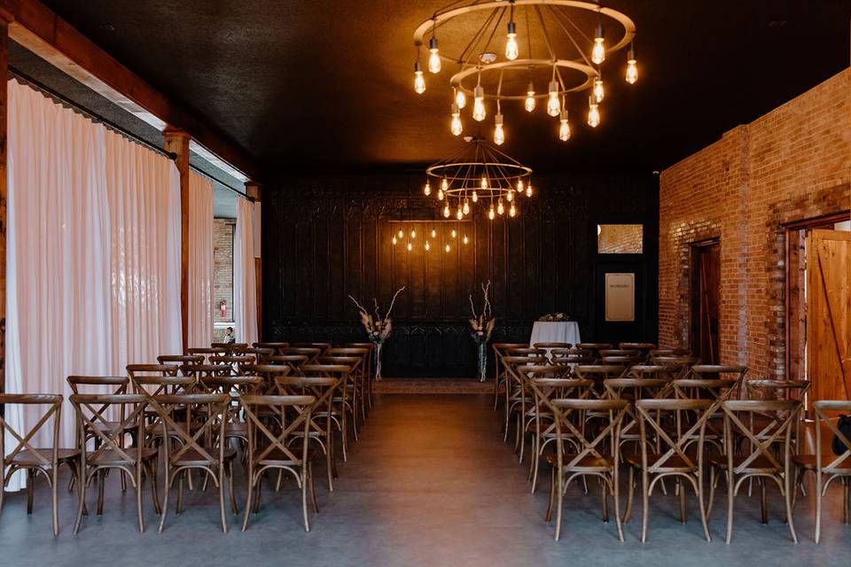 Ceremony Location with seats