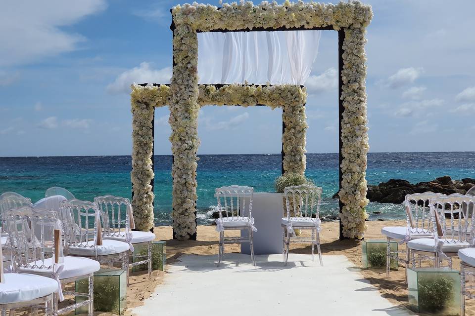 White Chuppah