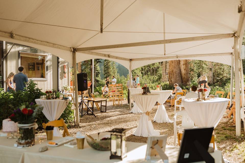 Bright Summer Cabin Wedding