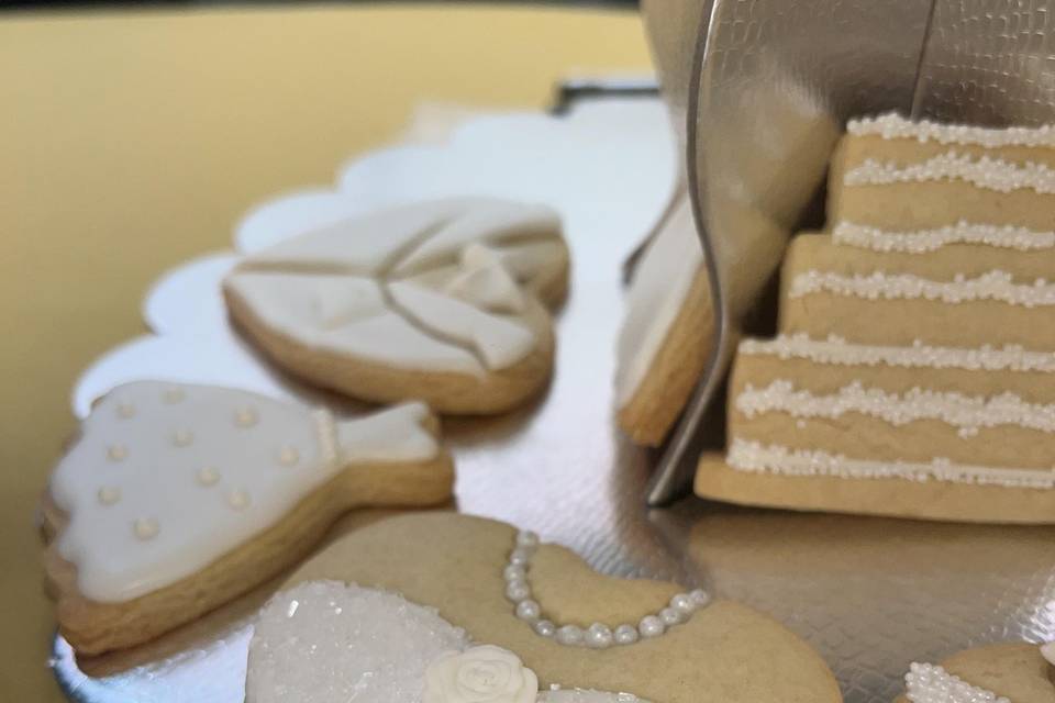 Wedding Theme Sugar Cookies