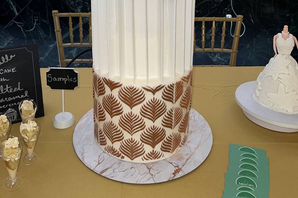 3-Tier Modern Wedding Cake