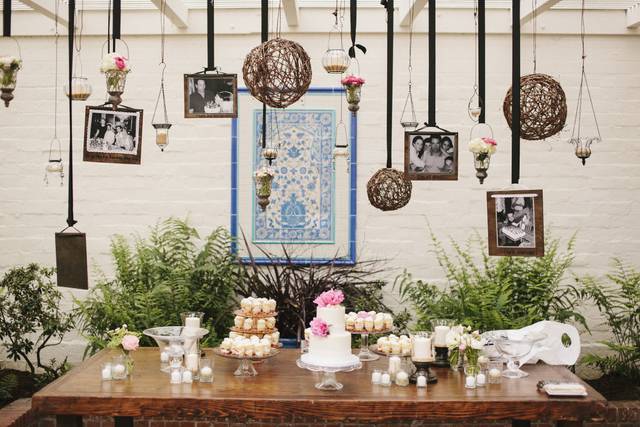Wedding cake and treats