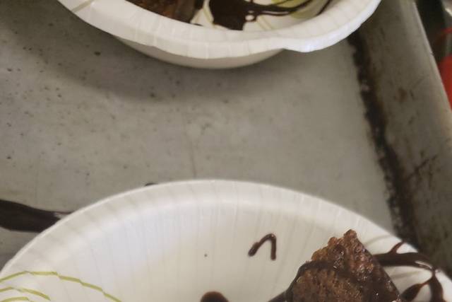 Slice of brownie