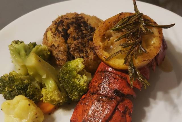 Rosemary lobster