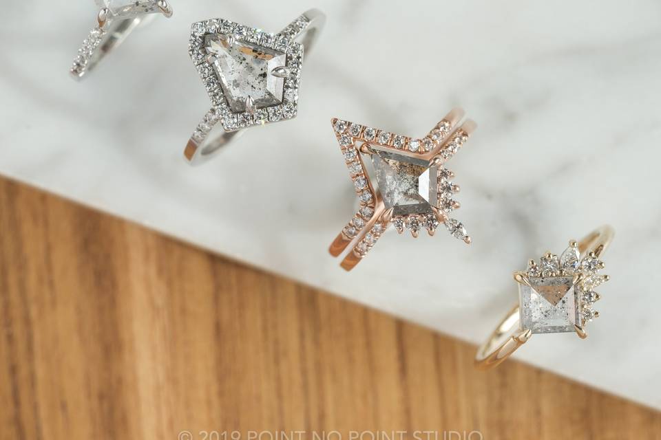 Geometric shaped diamonds