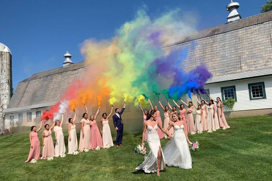 Alexandria & Victoria at Perona Farms - New Jersey Bride