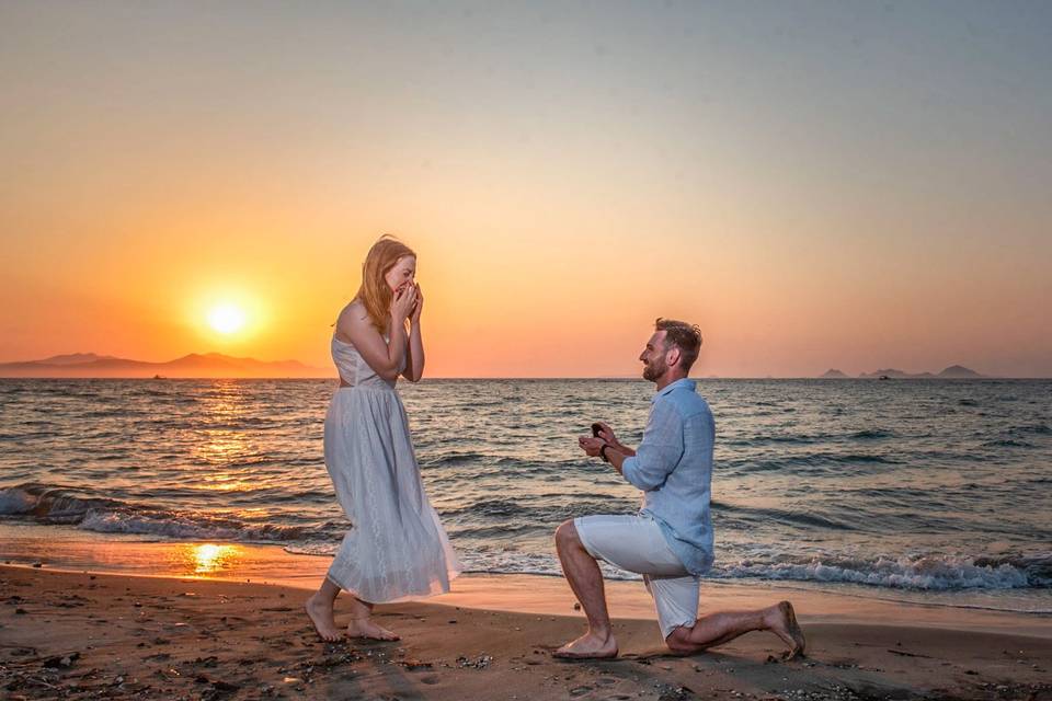 Surprise proposal Kos island