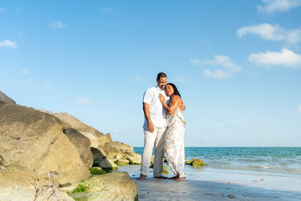 Biscayne bay engagement