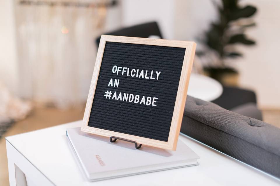 Officially #aandbabe sign