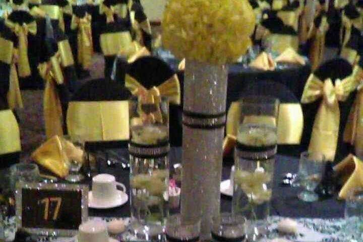 Black and Yellow Wedding