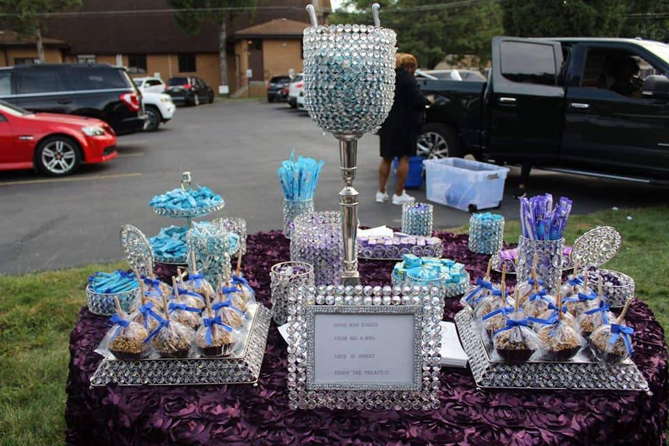 Bling candy table