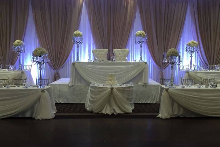 Elegant Head Table Decor