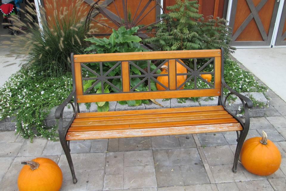 Outdoor bench