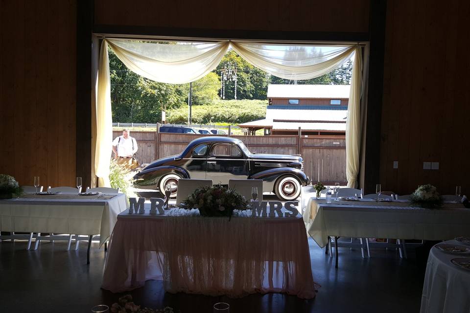 Vintage Auto Wedding