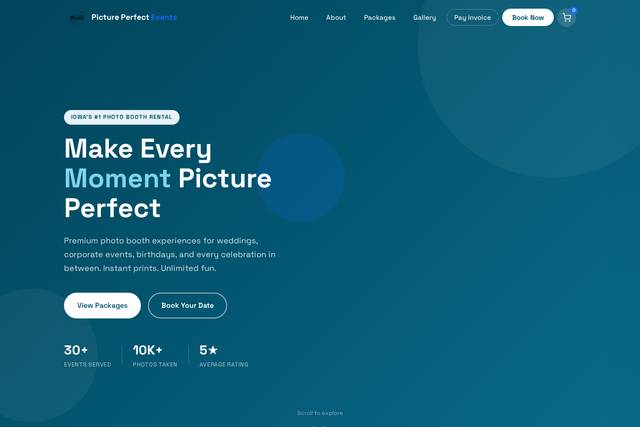 Hero website preview