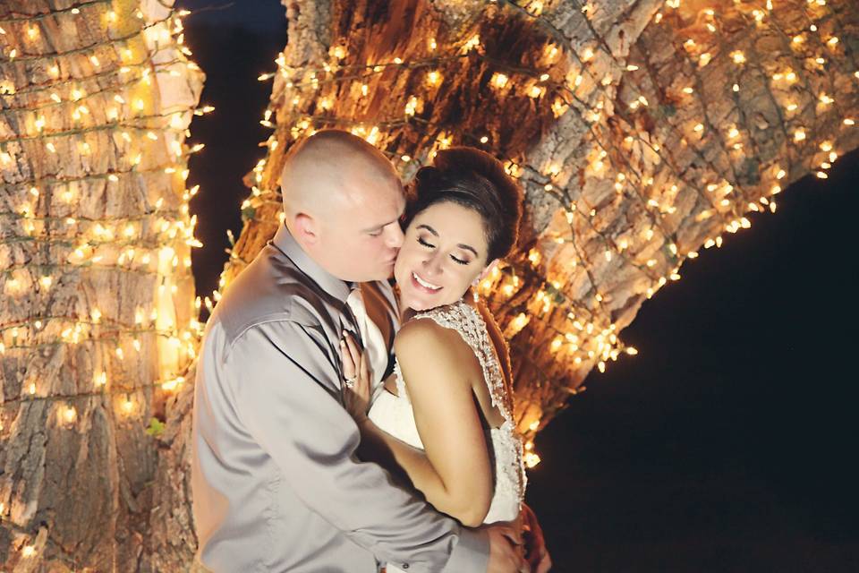 Wedding tree portrait