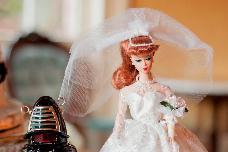 Vintage Barbie and Robot