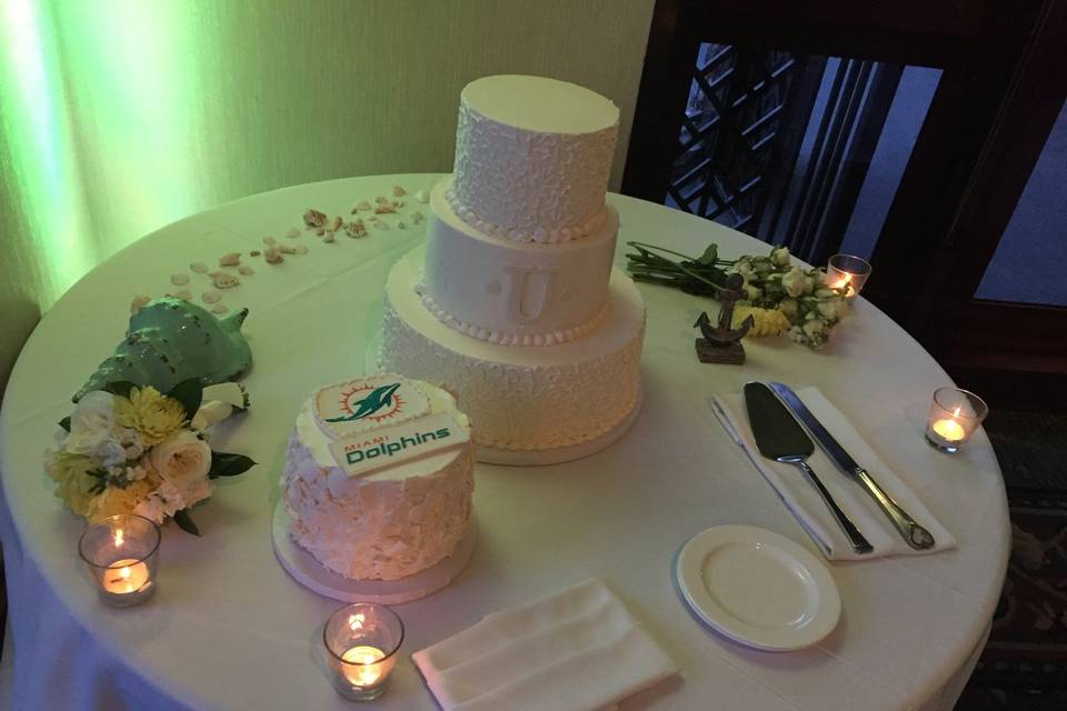 A Groom Cake is very popular and sweet!