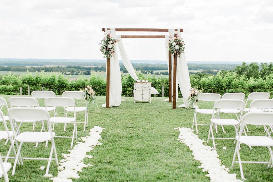 Ceremony by the Vineyard