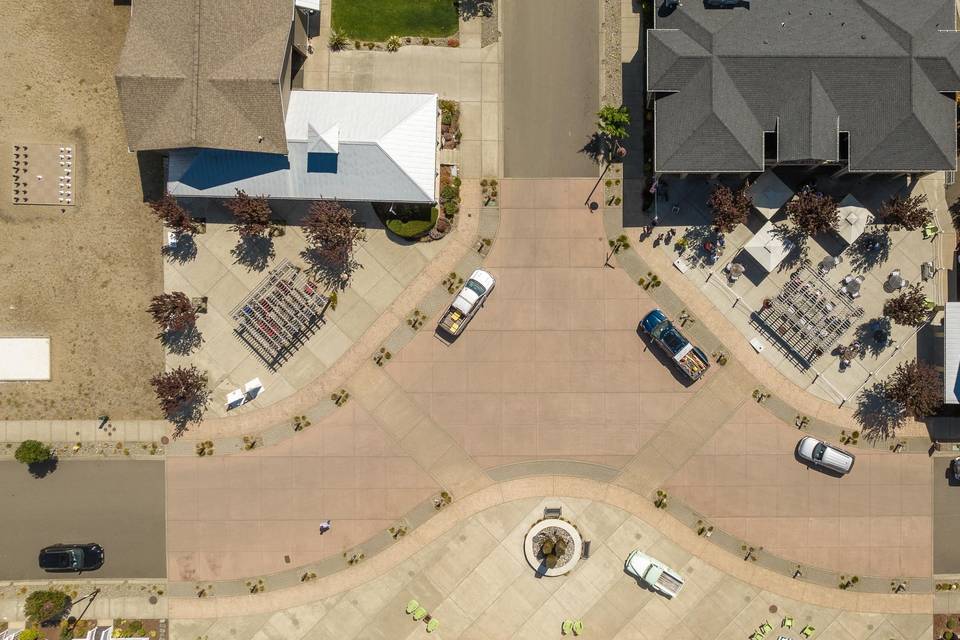 Plaza Aerial View
