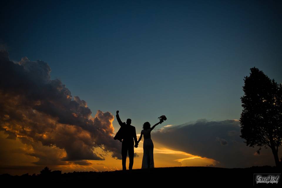 Silhouettes at sunset | Eric Vest Photography