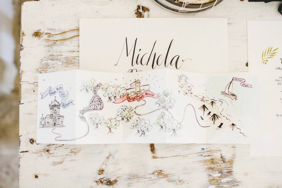 Wedding map