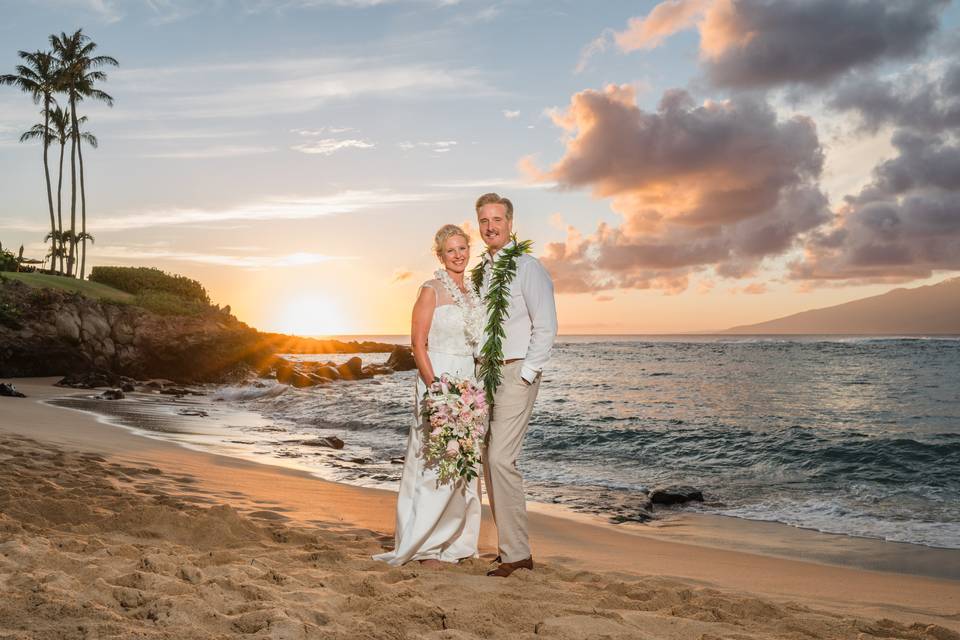 Sunset at Kapalua Bay Beach